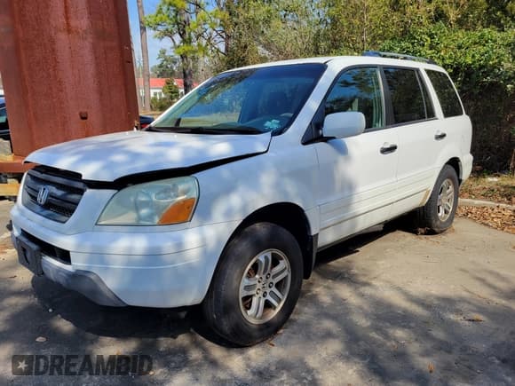 ✅ 2004 Honda Pilot EX • VIN: 2HKYF18404H549771 • Lot: 41710359. Listed on IAAI with Not provided. Free auction sales archive from the USA and detailed vehicle history report at DreamBid. Image 1.