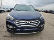 ✅ 2018 Hyundai Santa Fe 2.4L • VIN: 5XYZU3LB1JG537675 • Lot: 91677885. Listed on Copart with 124,280 mi. Free auction sales archive from the USA and detailed vehicle history report at DreamBid. Image 5.