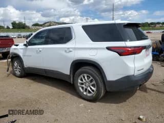✅ 2023 Chevrolet Traverse LS • VIN: 1GNERFKW9PJ107852 • Lot: 80151665. Wystawiony na Copart z przebiegiem 62 306 mil. Bezpłatny archiwum sprzedaży aukcyjnych z USA i szczegółowy raport historii pojazdu na DreamBid. Zdjęcie 2.