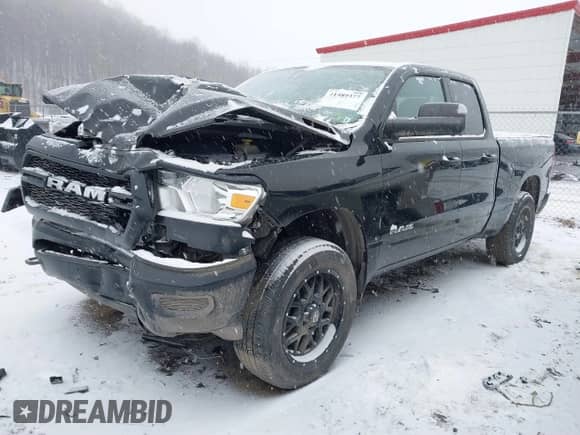2019 Ram 1500 Tradesman z VIN 1C6SRFCT8KN812411, wystawiony jako IAAI lot #41589377 z przebiegiem 79 776 mil mil oraz . Historia ofert i sprzedaży dostępna na DreamBid. Obrazek 18.