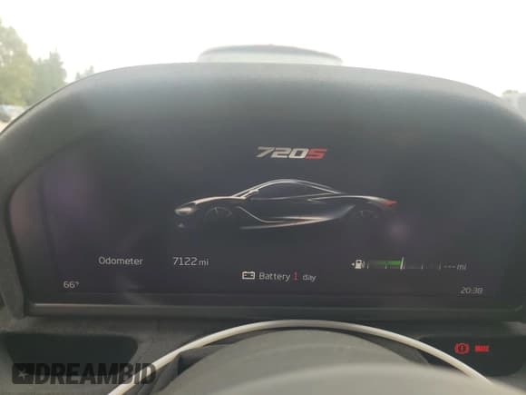 ✅ 2020 McLaren 720S • VIN: SBM14FCA4LW004819 • Лот: 81591595. Опубликован ранее на Copart с пробегом 7 122 миль. Бесплатный доступ к архиву аукционных продаж из США и подробный отчёт об истории автомобиля на DreamBid. Изображение 9.