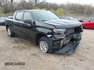 ✅ 2021 Chevrolet Silverado 1500 RST • VIN: 1GCUYEED9MZ419064 • Lot: 42066047. Listed on IAAI with 50,236 mi. Free auction sales archive from the USA and detailed vehicle history report at DreamBid. Image 1.