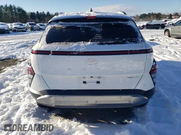 2024 Hyundai Kona Limited with VIN KM8HECA35RU118139, listed as a Copart auction lot 86302994 with 7,542 mi miles and Salvage title. Bid and sale history available at DreamBid. Image 6.