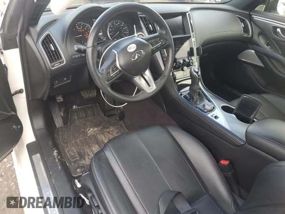 ✅ 2021 Infiniti Q60 Luxe • VIN: JN1EV7KL7MM470471 • Lot: 86518464. Listed on Copart with 48,671 mi. Free auction sales archive from the USA and detailed vehicle history report at DreamBid. Image 8.