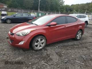 2012 Hyundai Elantra GLS with VIN KMHDH4AE6CU471218, listed as a Copart auction lot 84296645 with 139,045 mi miles and Salvage title. Bid and sale history available at DreamBid. Image 1.