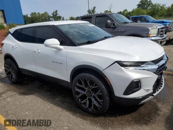 2021 Chevrolet Blazer LT with VIN 3GNKBBRA5MS533560, listed as a Copart auction lot 67165084 with 58,929 mi miles and Salvage title. Bid and sale history available at DreamBid. Image 4.