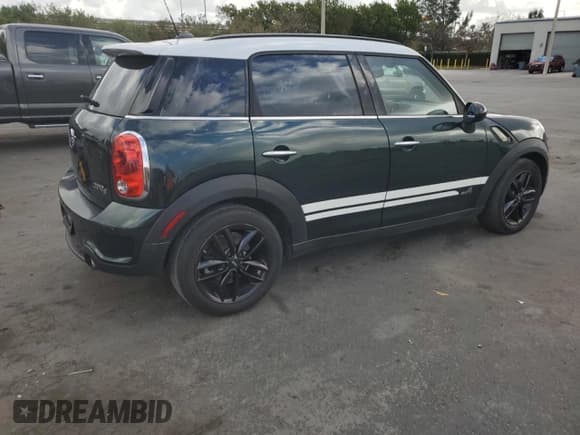 ✅ 2013 MINI Countryman S ALL4 • VIN: WMWZC5C58DWP31357 • Lot: 51438035. Listed on Copart with 98,138 mi. Free auction sales archive from the USA and detailed vehicle history report at DreamBid. Image 3.