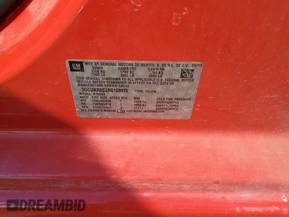 ✅ 2014 Chevrolet Silverado 1500 LT • VIN: 3GCUKREC6EG128975 • Lot: 87093045. Wystawiony na Copart z przebiegiem 174 801 mil. Bezpłatny archiwum sprzedaży aukcyjnych z USA i szczegółowy raport historii pojazdu na DreamBid. Zdjęcie 12.