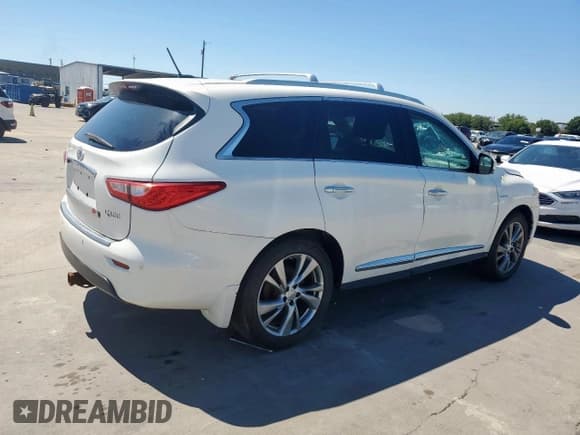 ✅ 2014 Infiniti QX60 Hybrid • VIN: 5N1CL0MM8EC512463 • Lot: 66498895. Wystawiony na Copart z przebiegiem 100 053 mil. Bezpłatny archiwum sprzedaży aukcyjnych z USA i szczegółowy raport historii pojazdu na DreamBid. Zdjęcie 3.