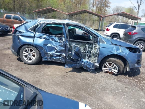 ✅ 2019 Ford Edge SEL • VIN: 2FMPK4J96KBB84659 • Lot: 42007392. Listed on IAAI with 33,970 mi. Free auction sales archive from the USA and detailed vehicle history report at DreamBid. Image 13.