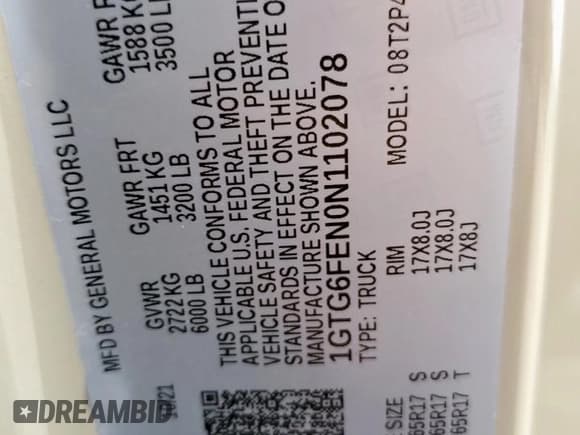 ✅ 2022 GMC Canyon 4WD AT4 • VIN: 1GTG6FEN0N1102078 • Lot: 70775805. Wystawiony na Copart z przebiegiem 21 070 mil. Bezpłatny archiwum sprzedaży aukcyjnych z USA i szczegółowy raport historii pojazdu na DreamBid. Zdjęcie 12.