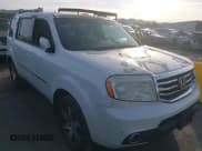 ✅ 2012 Honda Pilot Touring • VIN: 5FNYF3H91CB033147 • Lot: 43676656. Listed on IAAI with 282,360 mi. Free auction sales archive from the USA and detailed vehicle history report at DreamBid. Image 1.