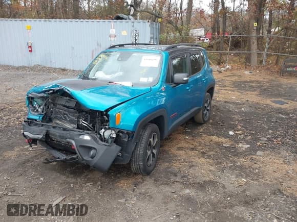 ✅ 2021 Jeep Renegade Trailhawk • VIN: ZACNJDC12MPN32538 • Lot: 43686690. Listed on IAAI with 58,803 mi. Free auction sales archive from the USA and detailed vehicle history report at DreamBid. Image 17.