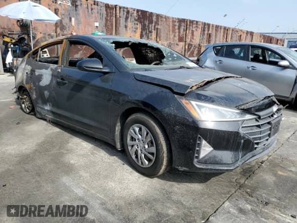 2020 Hyundai Elantra SE with VIN 5NPD74LF3LH548893, listed as a Copart auction lot 90082315 with Not provided miles and Non repairable. Bid and sale history available at DreamBid. Image 4.
