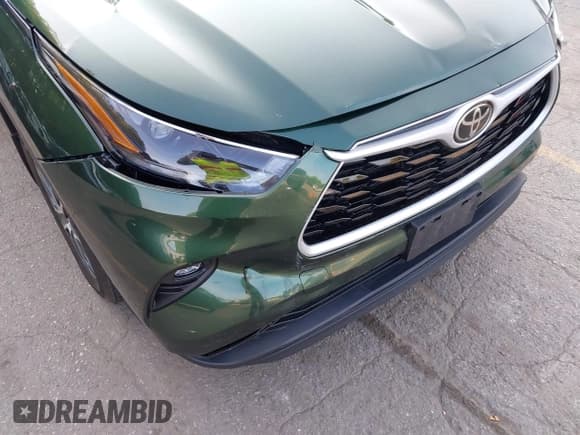 ✅ 2023 Toyota Highlander L • VIN: 5TDKDRBH5PS502742 • Lot: 43137209. Listed on IAAI with 53,095 mi. Free auction sales archive from the USA and detailed vehicle history report at DreamBid. Image 6.