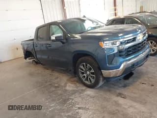 ✅ 2024 Chevrolet Silverado 1500 LT • VIN: 1GCPDKEKXRZ184977 • Lot: 43245611. Listed on IAAI with 26,577 mi. Free auction sales archive from the USA and detailed vehicle history report at DreamBid. Image 1.