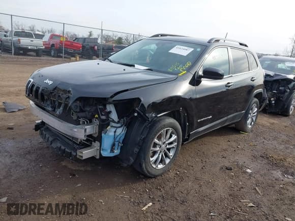 ✅ 2022 Jeep Cherokee Latitude Lux • VIN: 1C4PJLMX3ND510914 • Lot: 41824087. Listed on IAAI with 80,515 mi. Free auction sales archive from the USA and detailed vehicle history report at DreamBid. Image 2.