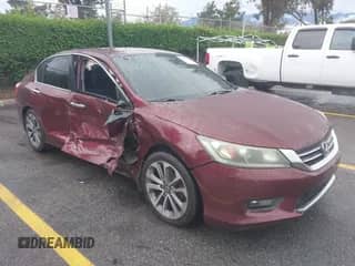 2014 Honda Accord Sport z VIN 1HGCR2F58EA167484, wystawiony jako IAAI lot #43412327 z przebiegiem 118 342 mil mil oraz . Historia ofert i sprzedaży dostępna na DreamBid. Obrazek 1.