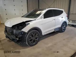 2017 Hyundai Santa Fe Ultimate with VIN 5XYZW4LA2HG436064, listed as a Copart auction lot 70647195 with 126,172 mi miles and Salvage title. Bid and sale history available at DreamBid. Image 1.
