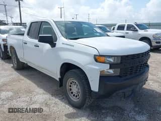 2021 Chevrolet Silverado 1500 Work Truck z VIN 1GCRYAEF1MZ210644, wystawiony jako IAAI lot #42500169 z przebiegiem 75 981 mil mil oraz . Historia ofert i sprzedaży dostępna na DreamBid. Obrazek 1.