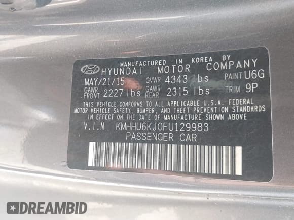 ✅ 2015 Hyundai Genesis Coupe Ultimate • VIN: KMHHU6KJ0FU129983 • Lot: 42420357. Wystawiony na IAAI z przebiegiem 104 870 mil. Bezpłatny archiwum sprzedaży aukcyjnych z USA i szczegółowy raport historii pojazdu na DreamBid. Zdjęcie 9.