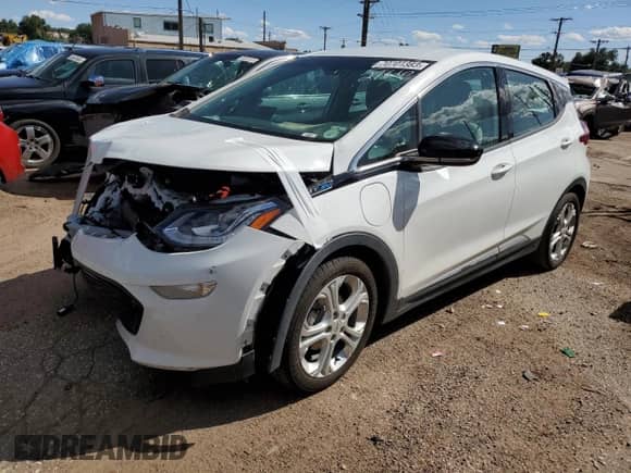 2020 Chevrolet Bolt EV LT with VIN 1G1FY6S00L4119465, listed as a Copart auction lot 70701383 with Not provided miles and . Bid and sale history available at DreamBid. Image 1.