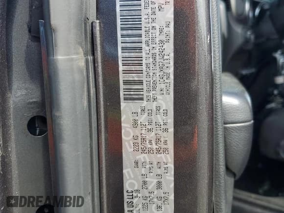 ✅ 2018 Jeep Wrangler Sport S • VIN: 1C4GJXAG7JW242430 • Lot: 52570545. Listed on Copart with 63,314 mi. Free auction sales archive from the USA and detailed vehicle history report at DreamBid. Image 15.