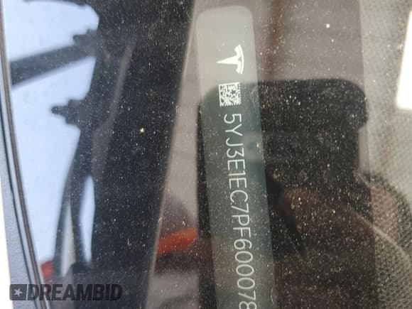 ✅ 2023 Tesla Model 3 Performance • VIN: 5YJ3E1EC7PF600078 • Lot: 52805345. Wystawiony na Copart z przebiegiem Nie podano. Bezpłatny archiwum sprzedaży aukcyjnych z USA i szczegółowy raport historii pojazdu na DreamBid. Zdjęcie 12.