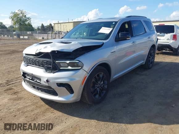 2024 Dodge Durango R/T Plus with VIN 1C4SDJCT1RC141101, listed as a IAAI auction lot 43311190 with 23,485 mi miles and . Bid and sale history available at DreamBid. Image 2.
