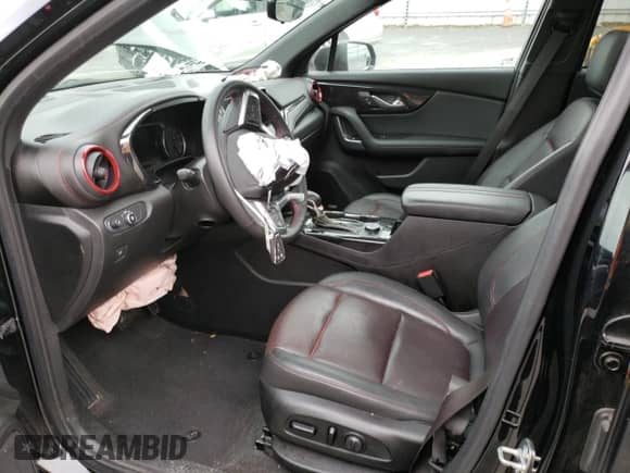 2020 Chevrolet Blazer RS z VIN 3GNKBKRS2LS727163, wystawiony jako Copart lot #43857363 z przebiegiem 21 982 mil mil oraz . Historia ofert i sprzedaży dostępna na DreamBid. Obrazek 7.