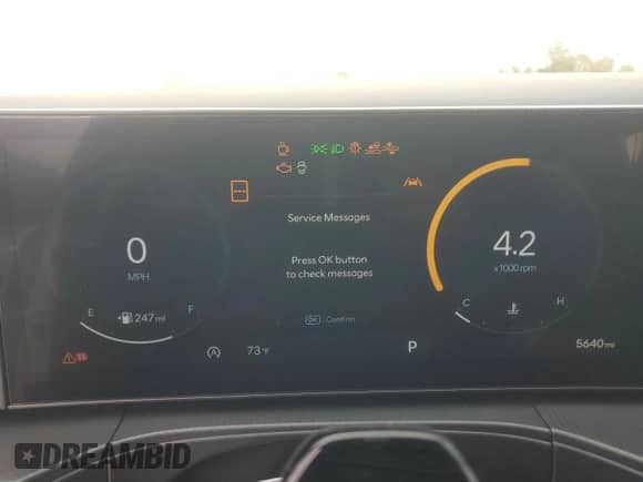 2025 Hyundai Santa Fe Calligraphy с VIN 5NMP5DGL7SH081587, выставлен на аукционе Copart как лот 47574625 с пробегом 5 640 миль миль и Списание • Salvage title. История ставок и продаж доступна на DreamBid. Изображение 9.