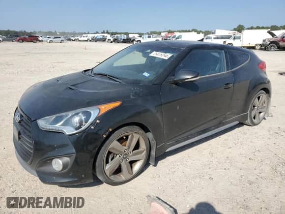 2013 Hyundai Veloster Turbo с VIN KMHTC6AE2DU103870, выставлен на аукционе Copart как лот 75475294 с пробегом 106 342 миль миль и Чистый • Clean title. История ставок и продаж доступна на DreamBid. Изображение 1.