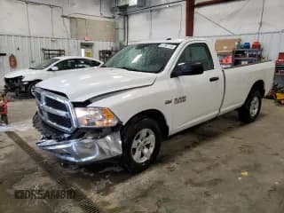 ✅ 2018 Ram 1500 Tradesman • VIN: 3C6JR6DT3JG181018 • Lot: 57767115. Listed on Copart with 146,687 mi. Free auction sales archive from the USA and detailed vehicle history report at DreamBid. Image 1.