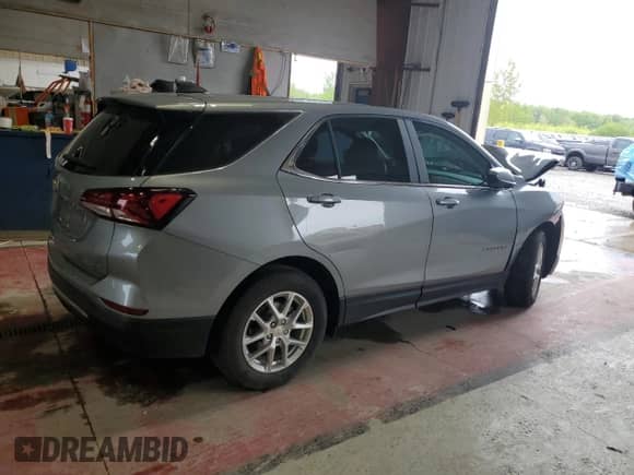 2024 Chevrolet Equinox LT with VIN 3GNAXTEGXRL184460, listed as a Copart auction lot 57640845 with 62,363 mi miles and Salvage title. Bid and sale history available at DreamBid. Image 3.