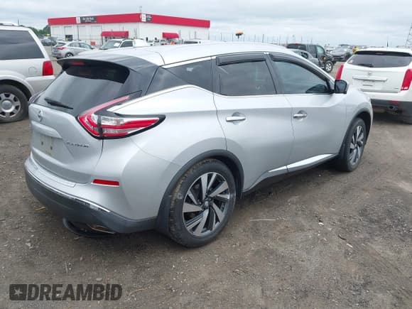 ✅ 2017 Nissan Murano Platinum • VIN: 5N1AZ2MG8HN127828 • Лот: 42676360. Опубликован ранее на IAAI с пробегом 105 638 миль. Бесплатный доступ к архиву аукционных продаж из США и подробный отчёт об истории автомобиля на DreamBid. Изображение 4.