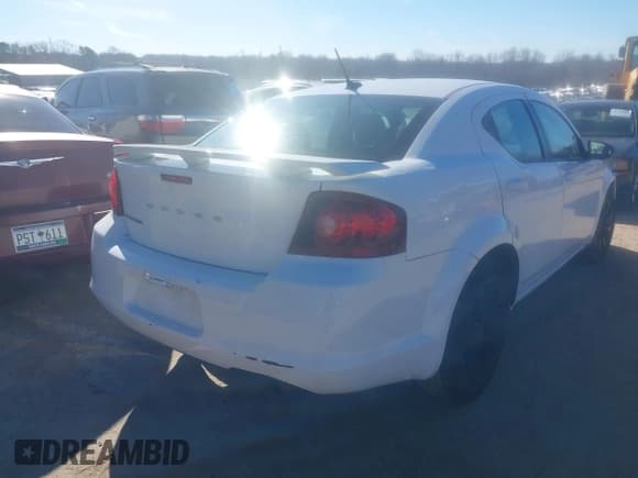 ✅ 2014 Dodge Avenger SE • VIN: 1C3CDZAB3EN154254 • Lot: 41336316. Wystawiony na IAAI z przebiegiem 147 561 mil. Bezpłatny archiwum sprzedaży aukcyjnych z USA i szczegółowy raport historii pojazdu na DreamBid. Zdjęcie 4.