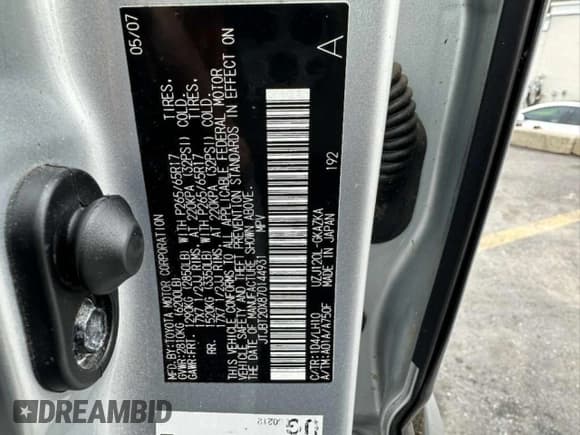 ✅ 2007 Lexus GX 470 • VIN: JTJBT20X870144931 • Lot: 91828075. Wystawiony na Copart z przebiegiem 214 331 mil. Bezpłatny archiwum sprzedaży aukcyjnych z USA i szczegółowy raport historii pojazdu na DreamBid. Zdjęcie 10.