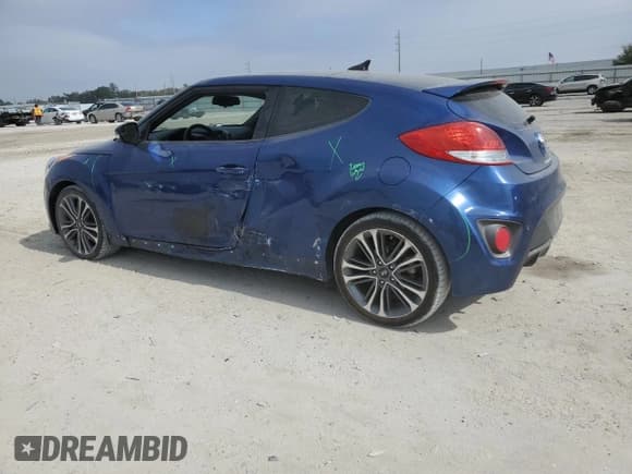✅ 2017 Hyundai Veloster Turbo • VIN: KMHTC6AE6HU310316 • Lot: 44305525. Wystawiony na Copart z przebiegiem 88 545 mil. Bezpłatny archiwum sprzedaży aukcyjnych z USA i szczegółowy raport historii pojazdu na DreamBid. Zdjęcie 2.