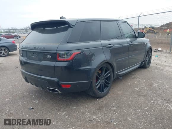 ✅ 2018 Land Rover Range Rover Sport • VIN: SALWR2RE3JA182033 • Lot: 41888457. Listed on IAAI with 103,941 mi. Free auction sales archive from the USA and detailed vehicle history report at DreamBid. Image 4.