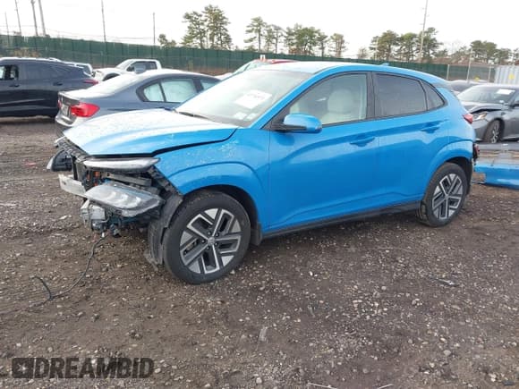 ✅ 2022 Hyundai Kona Limited • VIN: KM8K53AG9NU159229 • Лот: 43716573. Опубликован ранее на IAAI с пробегом 63 425 миль. Бесплатный доступ к архиву аукционных продаж из США и подробный отчёт об истории автомобиля на DreamBid. Изображение 2.