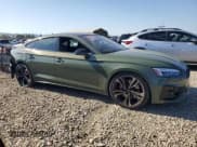 ✅ 2024 Audi S5 Sportback Premium Plus • VIN: WAUC4CF57RA076521 • Lot: 84249765. Listed on Copart with 18,117 mi. Free auction sales archive from the USA and detailed vehicle history report at DreamBid. Image 4.