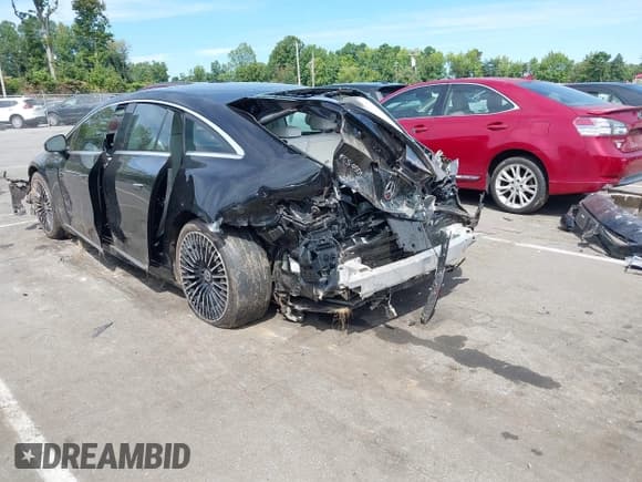 ✅ 2023 Mercedes-Benz EQS 450+ • VIN: W1KCG2DB5PA033666 • Лот: 43074968. Опубликован ранее на IAAI с пробегом 19 583 миль. Бесплатный доступ к архиву аукционных продаж из США и подробный отчёт об истории автомобиля на DreamBid. Изображение 3.