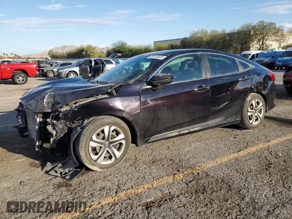 ✅ 2017 Honda Civic LX • VIN: 19XFC2F57HE038571 • Lot: 82416935. Wystawiony na Copart z przebiegiem 66 609 mil. Bezpłatny archiwum sprzedaży aukcyjnych z USA i szczegółowy raport historii pojazdu na DreamBid. Zdjęcie 1.