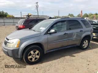 2005 Chevrolet Equinox LS z VIN 2CNDL13F656019516, wystawiony jako Copart lot #72005204 z przebiegiem 118 120 mil mil oraz Szkoda całkowita • Salvage title. Historia ofert i sprzedaży dostępna na DreamBid. Obrazek 1.