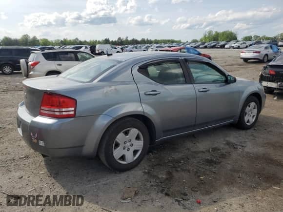 2008 Dodge Avenger SE with VIN 1B3LC46J18N143731, listed as a Copart auction lot 55220245 with 115,647 mi miles and Salvage title. Bid and sale history available at DreamBid. Image 3.