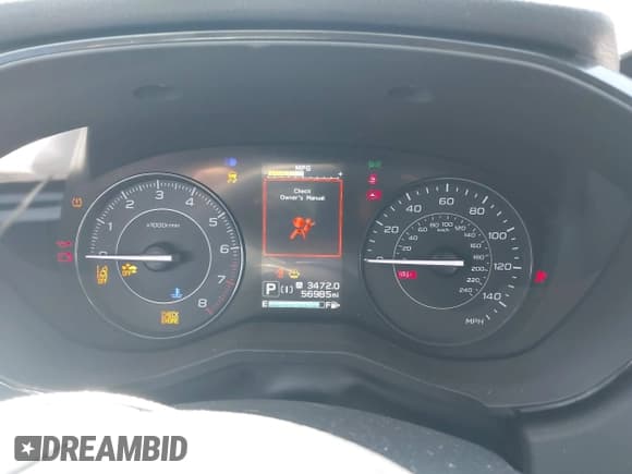 ✅ 2023 Subaru Impreza Premium • VIN: 4S3GTAD62P3716997 • Lot: 43222599. Listed on IAAI with 56,985 mi. Free auction sales archive from the USA and detailed vehicle history report at DreamBid. Image 7.