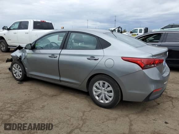 2021 Hyundai Accent SE with VIN 3KPC24A6XME145772, listed as a Copart auction lot 71815643 with 44,507 mi miles and . Bid and sale history available at DreamBid. Image 2.