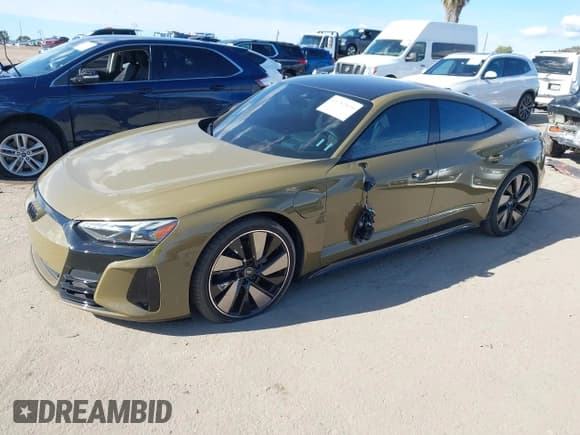 ✅ 2023 Audi e-tron GT Prestige • VIN: WAUEJBFWXP7006123 • Лот: 43752829. Опубликован ранее на IAAI с пробегом 14 351 миль. Бесплатный доступ к архиву аукционных продаж из США и подробный отчёт об истории автомобиля на DreamBid. Изображение 2.