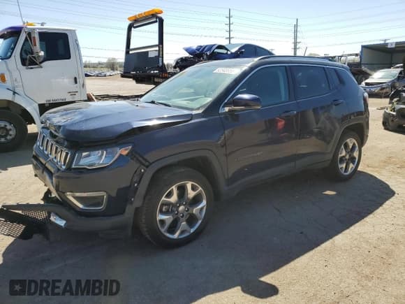 ✅ 2020 Jeep Compass Limited • VIN: 3C4NJDCB0LT203629 • Lot: 52348655. Wystawiony na Copart z przebiegiem 71 749 mil. Bezpłatny archiwum sprzedaży aukcyjnych z USA i szczegółowy raport historii pojazdu na DreamBid. Zdjęcie 1.
