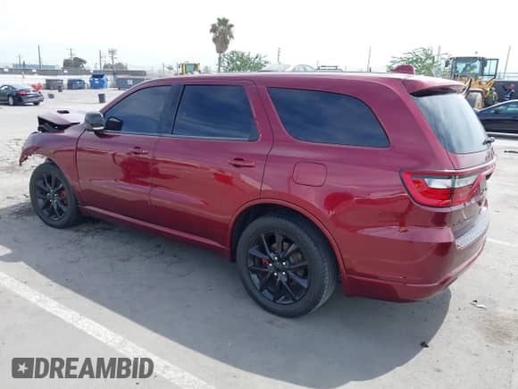 2018 Dodge Durango GT with VIN 1C4RDHDG8JC218267, listed as a IAAI auction lot 43251256 with 94,323 mi miles and . Bid and sale history available at DreamBid. Image 3.